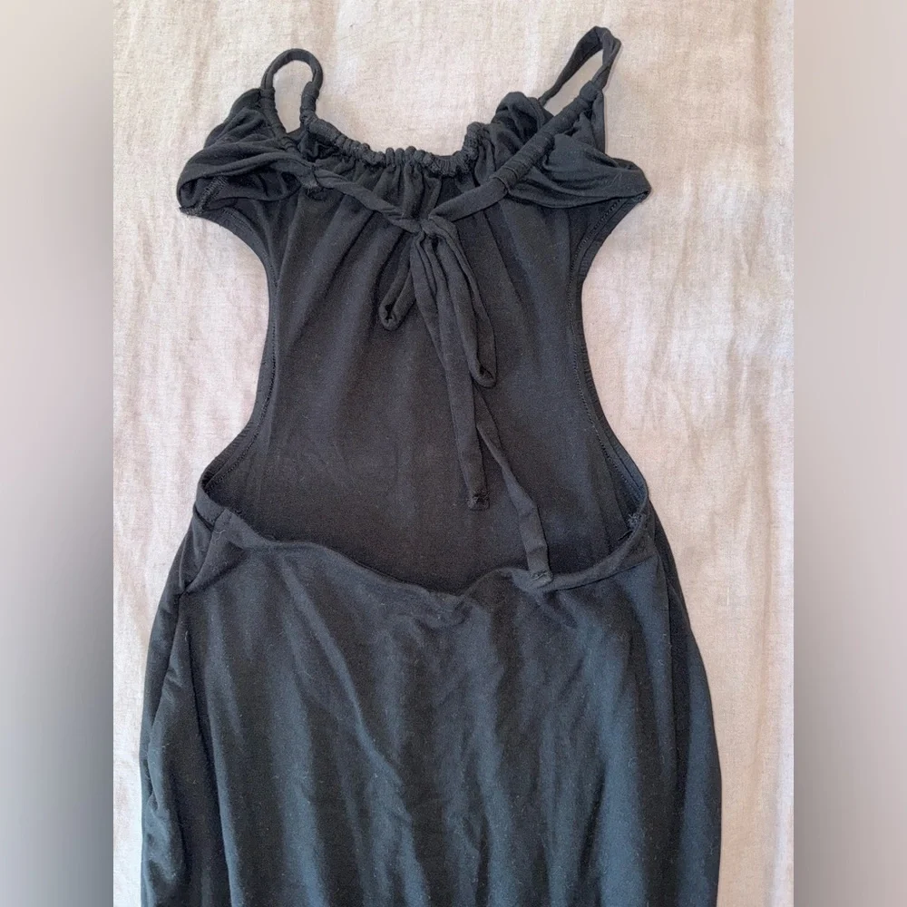 Oh Polly Black Backless Dress - Picture 7 of 7